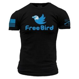 FREE BIRD grunt style t shirt mens sz L